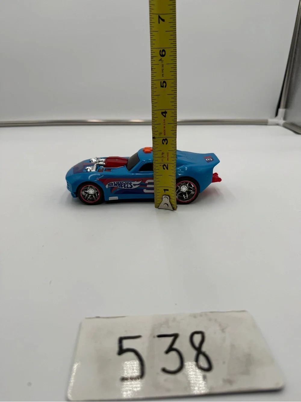 Hot Wheels RC Street Power Blue Muscle Car Mattel 2019 Lights Sounds Tested